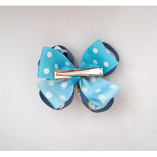 Minnie Mouse & Donald Duck Grosgrain Ribbon Girls Hair Bows ( Hair Clip or Hair Band)